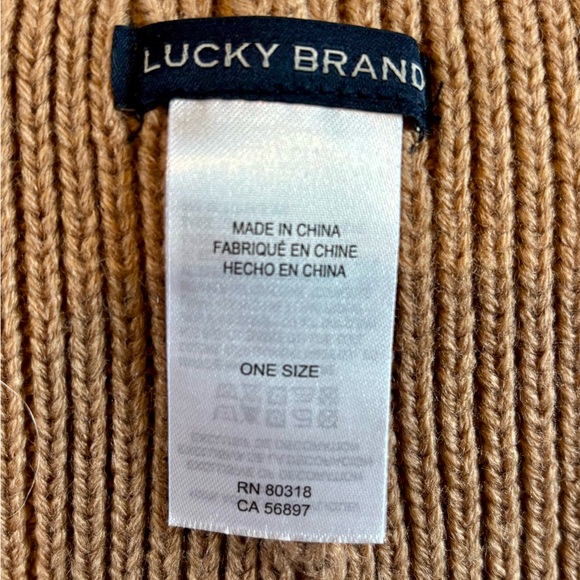 Lucky Brand Brown Knit Beanie - Picture 2 of 2
